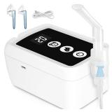 Portable Nebulizer - Nebulizer Machine for Adults and Kids, Nebulizer for Breathing Treatment Timing Function Nebulizer with Mouthpiece Adults&Chlid Masks for Home Travel