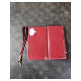 XcaseBar compatible with iPhone 17 6.3 Wallet case with Zipper Credit Card Holder RFID Blocking,Flip Folio Book PU Leather Phone case Shockproof Cover Women Men for Apple 17 case Wine Red