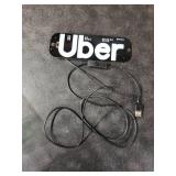 DLIOJHL USB LED Light Sign for Drivers, Windshield Taxi Light Sign with Display, Suitable for Sedans, SUVs, and Cars, Easy Suction Cup Installation, USB Type-A Switch Cable blue NO SUCTION CUPS