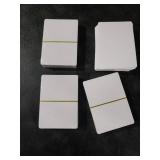 Blank Playing Cards to Write On - 2.5x3.5 Inches Printable Poker Cards & DIY Flash Cards for Custom Decks,Classroom Games, Learning Activities and Party Fun