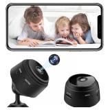 Hidden Camera with Video Mini Small Spy Cameras Home Indoor Use Cam Night Vision Motion Detection Baby Monitor Wireless Outdoor Nanny espias ocultas WiFi Security Secret