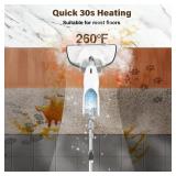 Keimi 1200W Powerful Steam Mop with 2pcs Washable Pads, 30s Quick-Heating, Lightweight, 12.5oz Removable Water Tank, 260â for Cleaning and Sanitizing Hardwood, Marble, Tile and Carpet - Retail: $