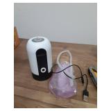 JOYHILL 5 Gallon Water Bottle Dispenser, USB Charging Water Bottle Pump, Portable Water Dispenser Pump for Camping (White) - Retail: $13