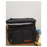 BALEINE Insulated Lunch Bag for Men Women, Leakproof Cooler Bag with Adjustable Shoulder Strap for Work Picnic, Lunch Box for Women Men (Small, Black) - Retail: $8