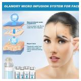 THREE COUNT Micro Infusion System for Lips, Micro System for Face, SerumSmooth Skin Facial Serum for All Skin Types (1* applicator+4*Serum) - Retail: $19