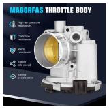 Electronic Throttle Body Compatible with Chevy Cruze 1.4L 2011-2015, for Sonic 2012-2018, for Trax 2013-2019, for Buick Encore 13-19, Replacement for 5565489 28075508 1.4L, without Tube - Retail: $1,1