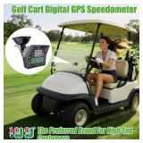 10L0L Golf Cart GPS Speedometer, HUD Digital Display with MPH/KMH, Compass Overspeed Alarm Fatigued Driving Alert, Auto Brightness, Plug & Play Universal for Yamaha, EZGO, Club Car & All Vehicle - Ret