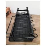 Pre Owned KOSIWU in Sink Dish Drying Rack with Silicone Mat, Expandable Dishes Racks for Kitchen Sink, with Towel Bar, Black - Retail: $21