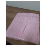 FreshCulture Full Bed Skirt, Elastic Wrap Around Bed Skirt Full Bed, Easy Fit with 15-Inch Tailored Drop, Hotel Quality Dust Ruffle for Full Size Bed, Bed Skirt Full Size (Dusty Pink) - Retail: $10