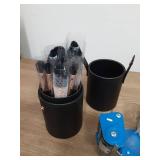 Silkpuff Makeup Brushes Set 15 Pcs Professional, Travel Makeup Brushes With Brush Case, Pearlescent Wood Handle, Premium Cruelty-Free Synthetic Fiber Hair, Foundation Concealer Eye Shadow Blushï¼B