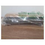 TWO PACK 4\" x 10\" Floor Register Floor Vent Covers for Home Heavy Duty Metal Air Floor Vent Covers Brown with Rust Proof Finish and Adjustable Knob for Home Floor Wall Ceiling - Retail: $24