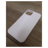 AOTESIER Magnetic for iPhone 13 Case, [Compatible with MagSafe][Military Shockproof Protection] Food Grade Silicone Case with Soft Anti-Scratch Microfiber Lining, 6.1 inch, Chalk Pink - Retail: $10