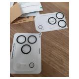 TWO  Pack Camera Lens Protector for iPhone 17 Pro,Tempered Glass,9H Hardness,Ultra HD,Anti-Scratch,Case Friendly,Does not Affect Night Shots[Not for iPhone 17/17 Pro Max/iPhone Air] - Retail: $7