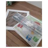 Leixonl Diamond Art Kits for Kids with Framed (7 in) Cartoon Animals DIY Gem Art Painting - Arts & Crafts Gifts for Beginners & Teens (1p-6 in Snow Man) - Retail: $10