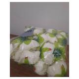 FagusHome 30 Pcs Silk Peony Artificial Flower Only Heads No Stems Fake Peony Flowers Heads Artificial Peony Flower Heads No Stems for Wedding Home Decor (Creamy White) - Retail: $24