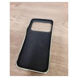 Appears Pre Owned LOHASIC for iPhone 17 Pro Max Case Leather, Slim Luxury Designer Aesthetic Cover for iPhone 17 Pro Max, Soft Vegan Business iPhone 17 Pro Max Leather Case for Women Girls, White/Beig