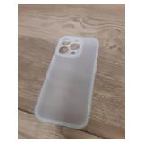 Shiiuou Shockproof for iPhone 16 Pro Case, [Full Camera Protection] [Military-Grade Drop Protection] Protective Anti-Yellow Slim Translucent Skin-Friendly for iPhone 16 Pro Phone Case, White - Retail: