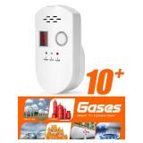 HSTMYFS Natural Gas Leak Detector, Plug-in Propane Natural Gas Detector for Home Kitchen RV, Combustible & Explosive Gas Alarm for LPG, LNG, Methane (AC Power) - Retail: $24
