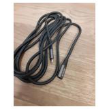 AGVEE 6.6ft Lightning Extension Cable, Braided Female to Male Extender Full Function Cord Compatible with iPhone iPad, Data Sync Video Audio & Charging Connector Adapter, Dark Gray - Retail: $10