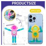 LENDOD 24 PCS Astronaut Transformable Pop Fidget Spinners Toys with Keychain - Party Favors Bulk & Goodie Bag Stuffers for Kids, Sensory Travel Toy for Ages 4-8, Treasure Box Toys for Classroom - Reta