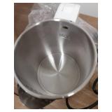 0.5L Small Portable Electric Tea Kettle Stainless Steel, Travel Mini Electric Coffee Kettle, Hot Water Boiler Heater for Business Trip, Camping, Travel, Office (White) - Retail: $1,580