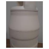 MARKED ON OUTSIDE SEE PHOTOS STANLEY IceFlow Cap and Carry Water Bottle 36 oz | Wide Mouth Twist Lid | Lightweight and Leakproof for Travel and Sports | Insulated Stainless Steel | BPA-Free | Cream Gl