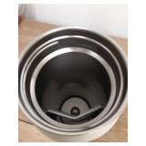 MARKED ON OUTSIDE SEE PHOTOS STANLEY IceFlow Cap and Carry Water Bottle 36 oz | Wide Mouth Twist Lid | Lightweight and Leakproof for Travel and Sports | Insulated Stainless Steel | BPA-Free | Cream Gl