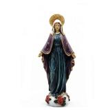 Comfy Hour Mindful and Sacred Collection 9\" Religious Virgin Generous Mary Statue, The Blessed Mother of The Immaculate Concepcion Home Madonna Figurine, Polyresin - Retail: $23