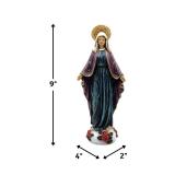 Comfy Hour Mindful and Sacred Collection 9\" Religious Virgin Generous Mary Statue, The Blessed Mother of The Immaculate Concepcion Home Madonna Figurine, Polyresin - Retail: $23