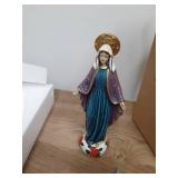 Comfy Hour Mindful and Sacred Collection 9\" Religious Virgin Generous Mary Statue, The Blessed Mother of The Immaculate Concepcion Home Madonna Figurine, Polyresin - Retail: $23