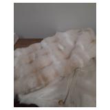 MANDIOO Pack of 2 Thick Plush Wool Decorative Throw Pillow Covers Super Soft Wave Bubble Fur Velvet Cushion Covers Pillow Shams for Couch Bed Living Room 12x20 Inch White Beige - Retail: $19