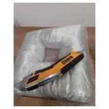 Yuibthr Ear Piercing Pillow for Side Sleepers with Ear-Shaped Hole for Ear Pain, Reversible Satin & Cotton Washable and Adjustable Ergonomic Ear Guard Protector for Side Sleeping (Square) - Retail: $1