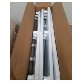 STARLATTA Foldable Drying Rack Clothing, 3-Tier Portable Clothes Drying Racks for Indoor & Outdoor, Anti-Rust Compact Laundry Rack Collapsible, White 28\" D x 10\" W x 35\" H - Retail: $23