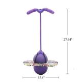 Christoy Pogo Ball with Handles for Kids & Adults, Balance Bounce Ball, Trick Board for Girls and Boys Ages 6 and up (Purple-Colourful) - Retail: $35