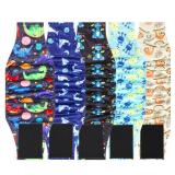 5 Pack Dog Diapers Male Reusable, Premium Belly Bands for Male Dogs, High Absorbing Male Dog Pee Wraps for Doggie in Incontinence or Excitable Urination and Training, Dino XS - Retail: $13