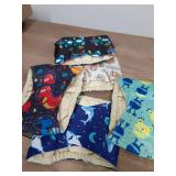 5 Pack Dog Diapers Male Reusable, Premium Belly Bands for Male Dogs, High Absorbing Male Dog Pee Wraps for Doggie in Incontinence or Excitable Urination and Training, Dino XS - Retail: $13