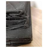 PRE OWNED SEE EXTRA PHOTOS Amazon Basics Collapsible Fabric Storage Cube Bins Organizer with Handles, Sturdy, Black, 13-x-13-x-13-inch, Pack of 6 - Retail: $21