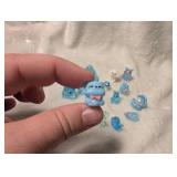 Blue Mini Animal Figurine Collection 16 ct