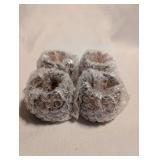 Amber Hobnail Glass Votive Candle Holders - 4 ct