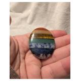 Multi-Stone Banded Palm Stone