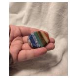 Multi-Stone Banded Palm Stone