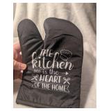 Decorative Kitchen Quote Oven Mitt