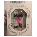Black Bow Press-On Nails Set