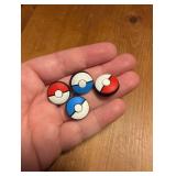 Pokemon Pokeball Theme Thumb Grips
