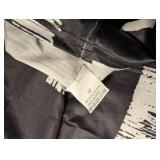 Modern Abstract Print Shirt with Zipper Detail - Size Medium