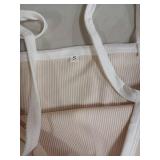 Ribbed Cream Slip Dress Size Small