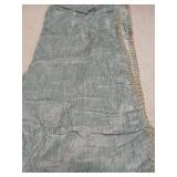 DecorUhome Spring Chenille Soft Throw Pillow Covers 20x20 Set of 2, Farmhouse Velvet Neutral Decorative Pillow Covers with Stitched Edge for Couch Sofa Bed Home Decor, Aqua Haze