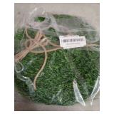 FlidRunest Large Bird Foraging Mat Toys, Natural Bird Grass Hammock Swing Toy with Hooks, Climbing Perch Hanging Toy for Parakeets, Parrot, Cockatiels, Bearded Dragon, Snake