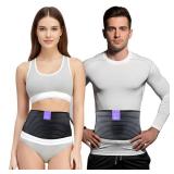 Everyday Medical Umbilical Hernia Belt for Men & Women - Breathable Abdominal Binder Post Surgery, Belly Support Band & Abdominal Compression Garment for Epigastric, Navel & Ventral Hernias - L/XL
