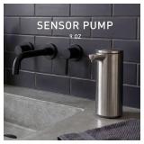 simplehuman 9 oz. Touch-Free Automatic Rechargeable Sensor Pump, Brushed Stainless Steel, New